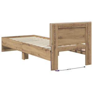 Σκελετός Κρεβατιού Artisan Oak 75 x 190 cm Επεξεργασμένο ξύλο - Pakobazaar