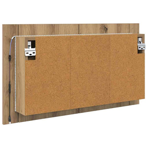 Καθρέφτης Ντουλάπα Μπάνιου με ράφι Artisan Oak 80 x 12 x 45 εκ - Pakobazaar