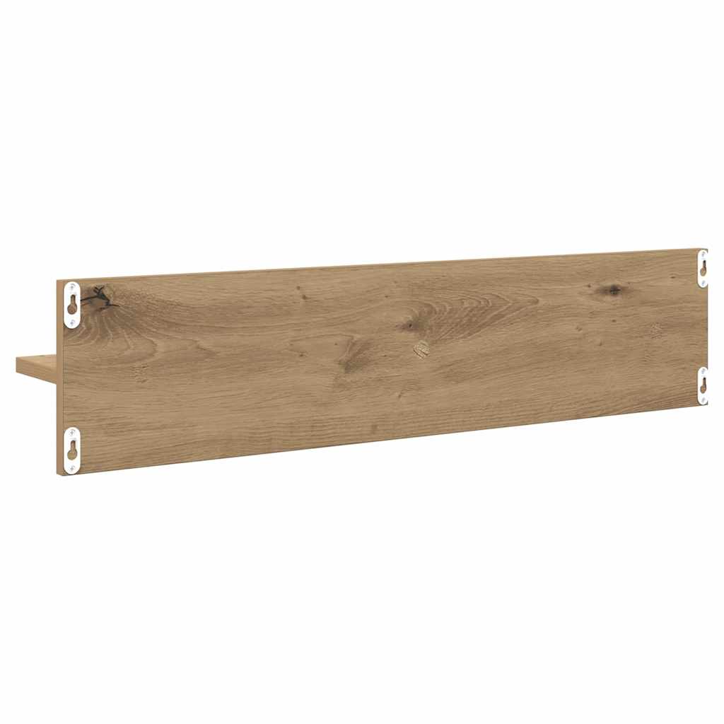Ράφια Τοίχου με ράφι 4 pcs Artisan Oak 80 x 11,5 x 18 εκ - Pakobazaar