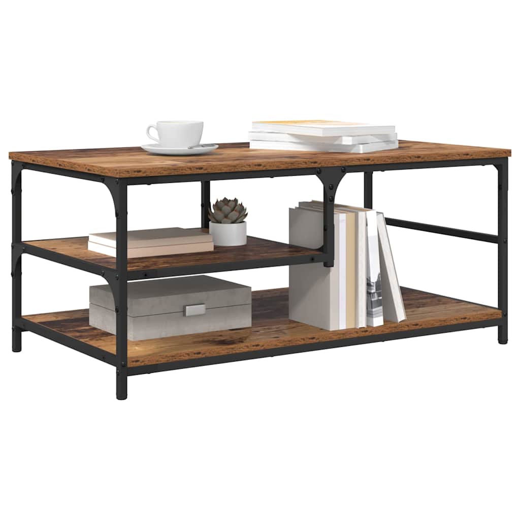 Τραπεζάκι σαλονιού Παλιό Ξύλο 90 x 49 x 40 εκ - Pakobazaar