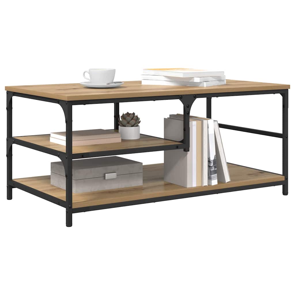 Τραπεζάκι σαλονιού Artisan Oak 90 x 49 x 40 εκ - Pakobazaar