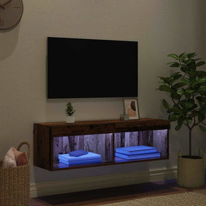 Σετ επίπλου τηλεόρασης με led Παλιό Ξύλο 100 x 30 x 30 cm - Pakobazaar