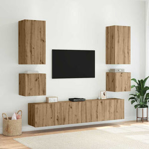 Ντουλάπι Τηλεόρασης Τοίχου Artisan Oak 100 x 35 x 41 cm - Pakobazaar