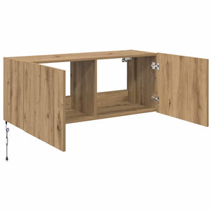 Ντουλάπι Τηλεόρασης Τοίχου Artisan Oak 100 x 35 x 41 cm - Pakobazaar
