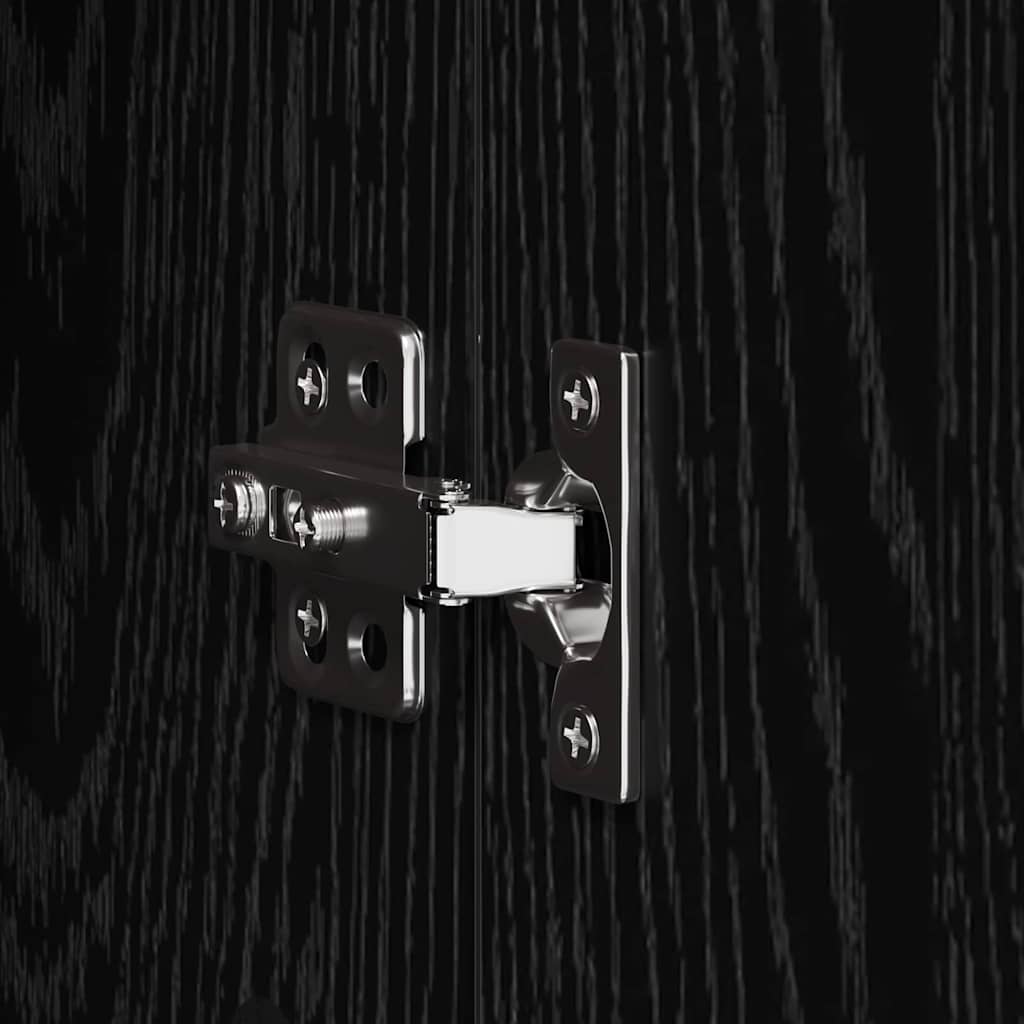 Ντουλάπι Τηλεόρασης Τοίχου Μαύρη Οξυά 100 x 35 x 41 cm - Pakobazaar