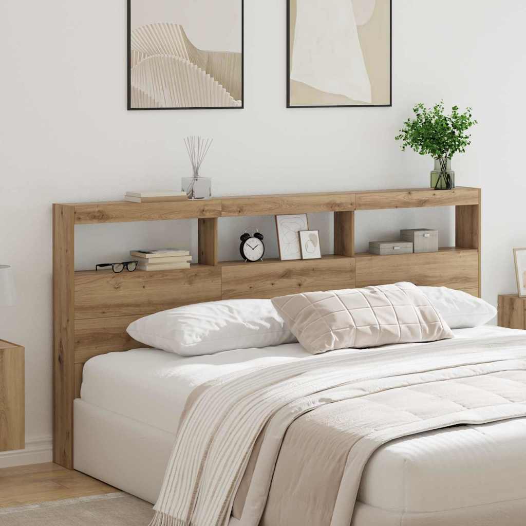 Κεφαλάρι Artisan Oak 200 x 17 x 102 cm Επεξεργασμένο ξύλο - Pakobazaar