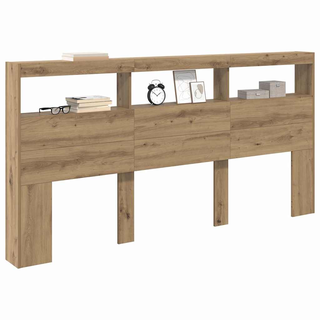 Κεφαλάρι Artisan Oak 200 x 17 x 102 cm Επεξεργασμένο ξύλο - Pakobazaar