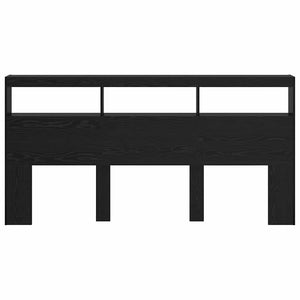 Κεφαλάρι Μαύρη Οξυά 200 x 17 x 102 cm Επεξεργασμένο ξύλο - Pakobazaar