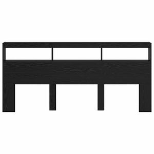 Κεφαλάρι Μαύρη Οξυά 220 x 17 x 102 cm Επεξεργασμένο ξύλο - Pakobazaar