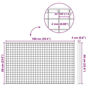 Σίτα Ασημί 30 x 30 x 2 εκ. Γαλβανισμένο Ατσάλι Ψυχρής Βύθισης - Pakobazaar