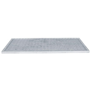 Σίτα Ασημί 80 x 40 x 2 cm Γαλβανισμένο Ατσάλι Ψυχρής Βύθισης - Pakobazaar