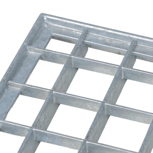Σίτα Ασημί 50 x 50 x 2 cm Γαλβανισμένο Ατσάλι Ψυχρής Βύθισης - Pakobazaar