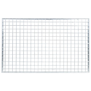 Σίτα Ασημί 80 x 50 x 2 cm Γαλβανισμένο Ατσάλι Ψυχρής Βύθισης - Pakobazaar