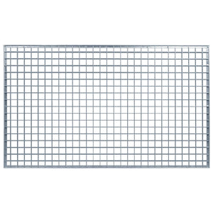 Σίτα Ασημί 100 x 60 x 2 cm Γαλβανισμένο Ατσάλι Ψυχρής Βύθισης