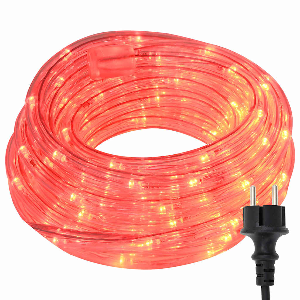 Φωτιστικό Συρματόσχοινο με 480 LED Κόκκινο 20 m PVC