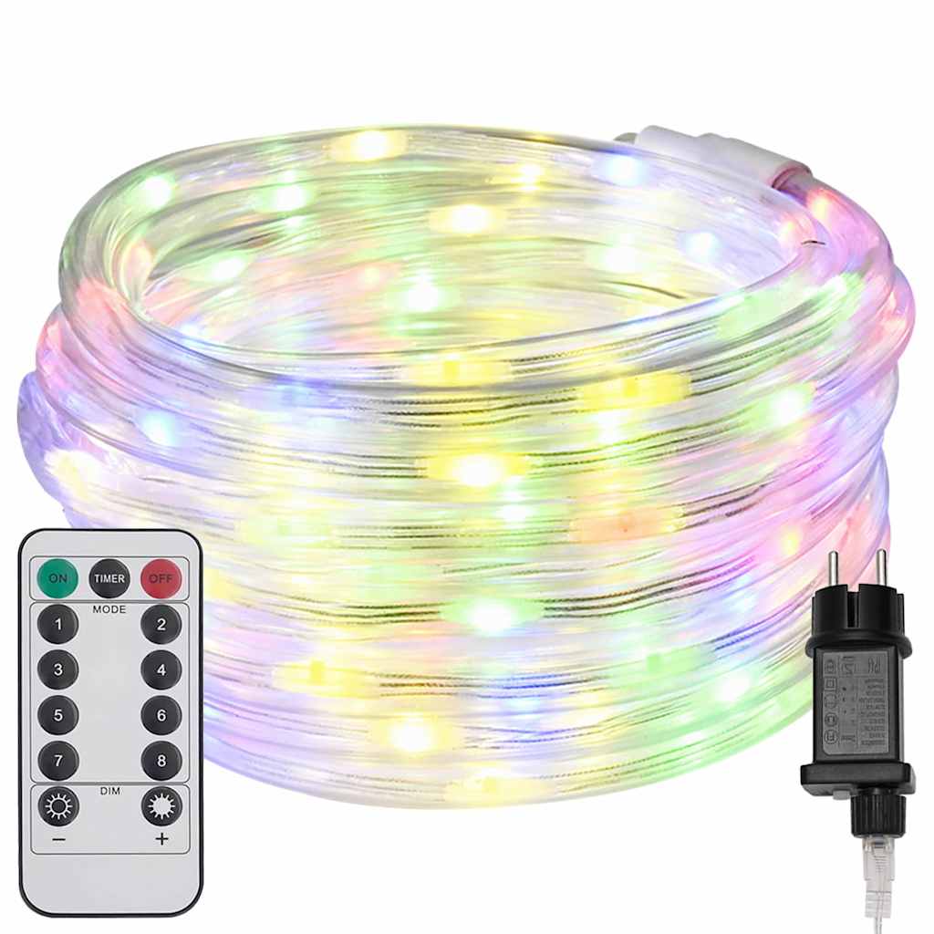 Φωτιστικό Συρματόσχοινο με 120 LED Πολύχρωμο 5 m PVC
