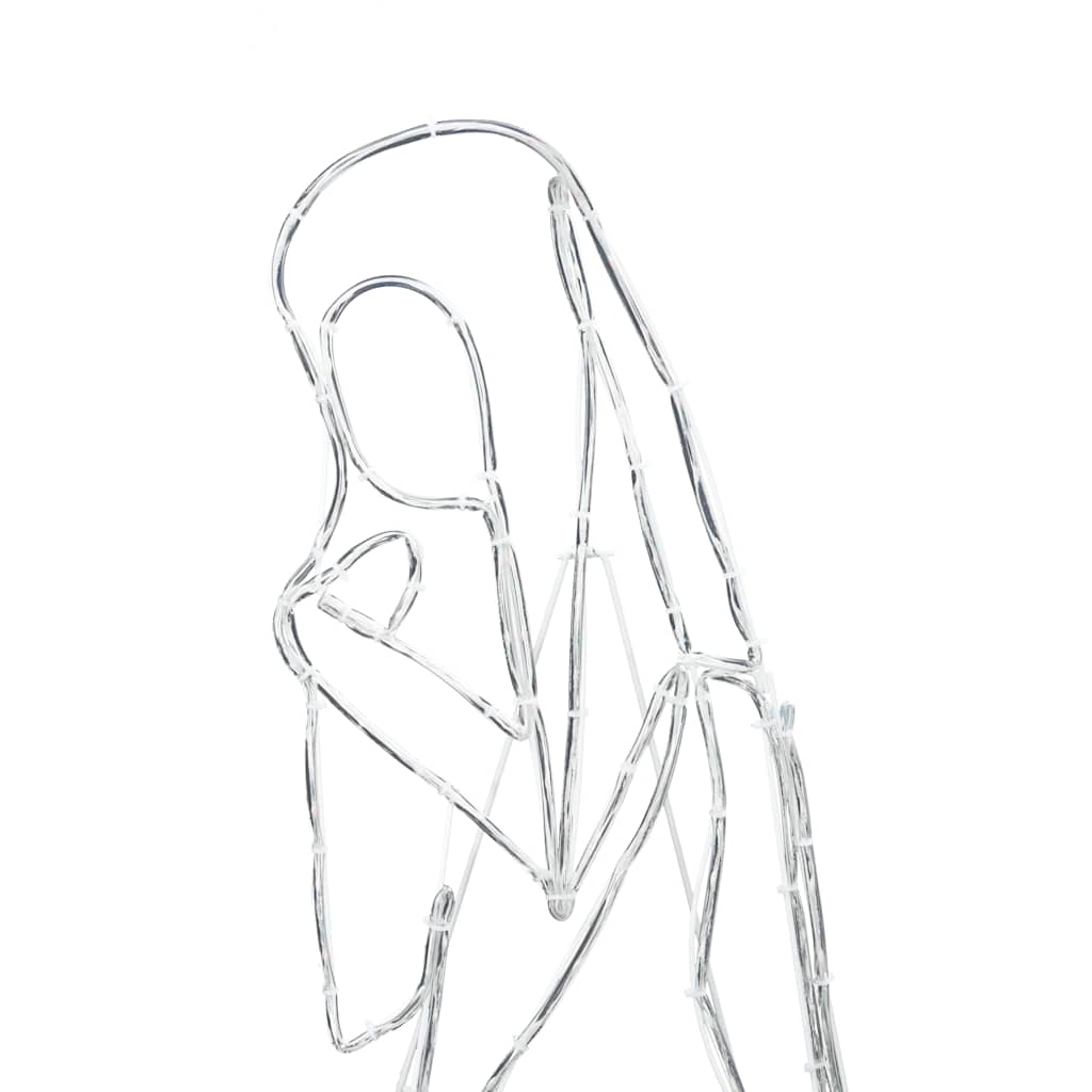 Φωτισμένο Σκηνικό Γεννηθέντος Πολύχρωμο 112 x 71,5 εκ PVC - Pakobazaar