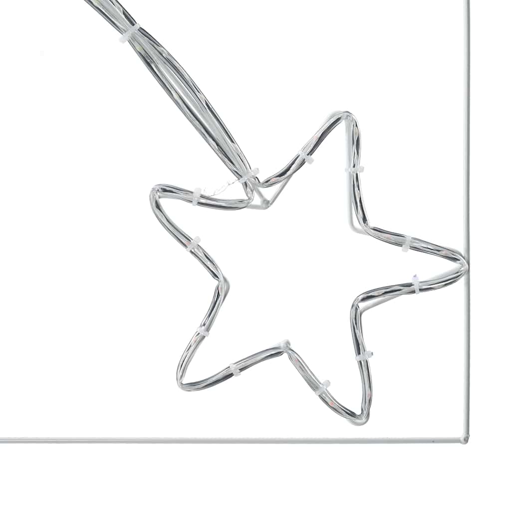 Χριστουγεννιάτικο Αστέρι με 432 LED Πολύχρωμο 182 x 58 εκ. PVC - Pakobazaar