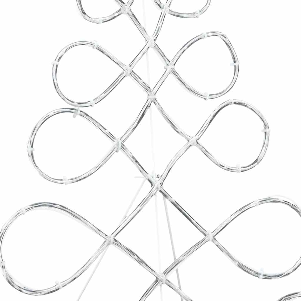 Φως σχήματος χριστουγεννιάτικου δέντρου Πολύχρωμο 78 x 58 εκ - Pakobazaar