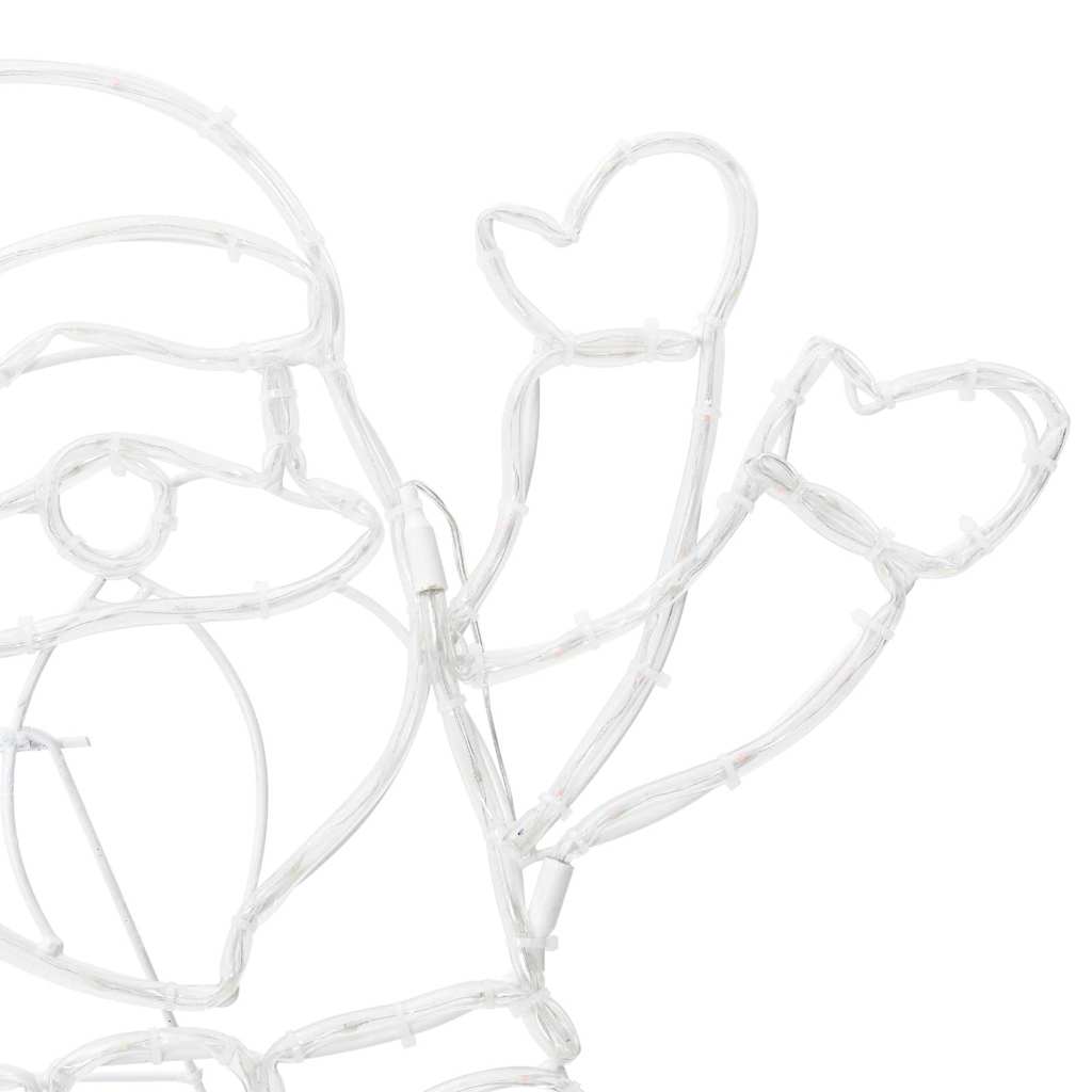 Φως Άγιου Βασίλη Πολύχρωμο 58.5 x 60 x 1.3 εκ. Σίδερο - Pakobazaar