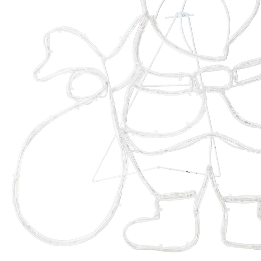 Φως Άγιου Βασίλη Πολύχρωμο 58.5 x 60 x 1.3 εκ. Σίδερο - Pakobazaar