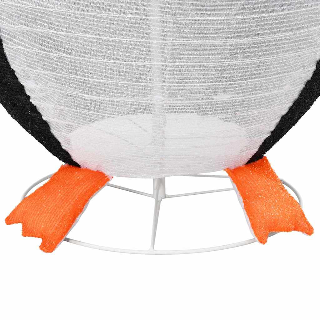 Φιγούρα Πιγκουίνου Χιονιού Θερμό λευκό 78 x 178 εκ ύφασμα - Pakobazaar