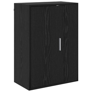 Σετ επίπλου τηλεόρασης 4 pcs Μαύρη Οξυά Επεξεργασμένο ξύλο - Pakobazaar