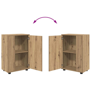 Σετ επίπλου τηλεόρασης 4 pcs Artisan Oak Επεξεργασμένο ξύλο - Pakobazaar