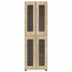 Highboard FLORIN 60 x 35 x 182 εκ. Δρύς Sonoma