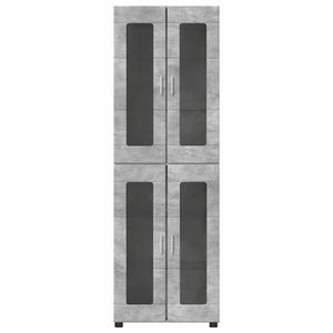 Highboard FLORIN 60 x 35 x 182 εκ. Σκυρόδεμα Γκρι