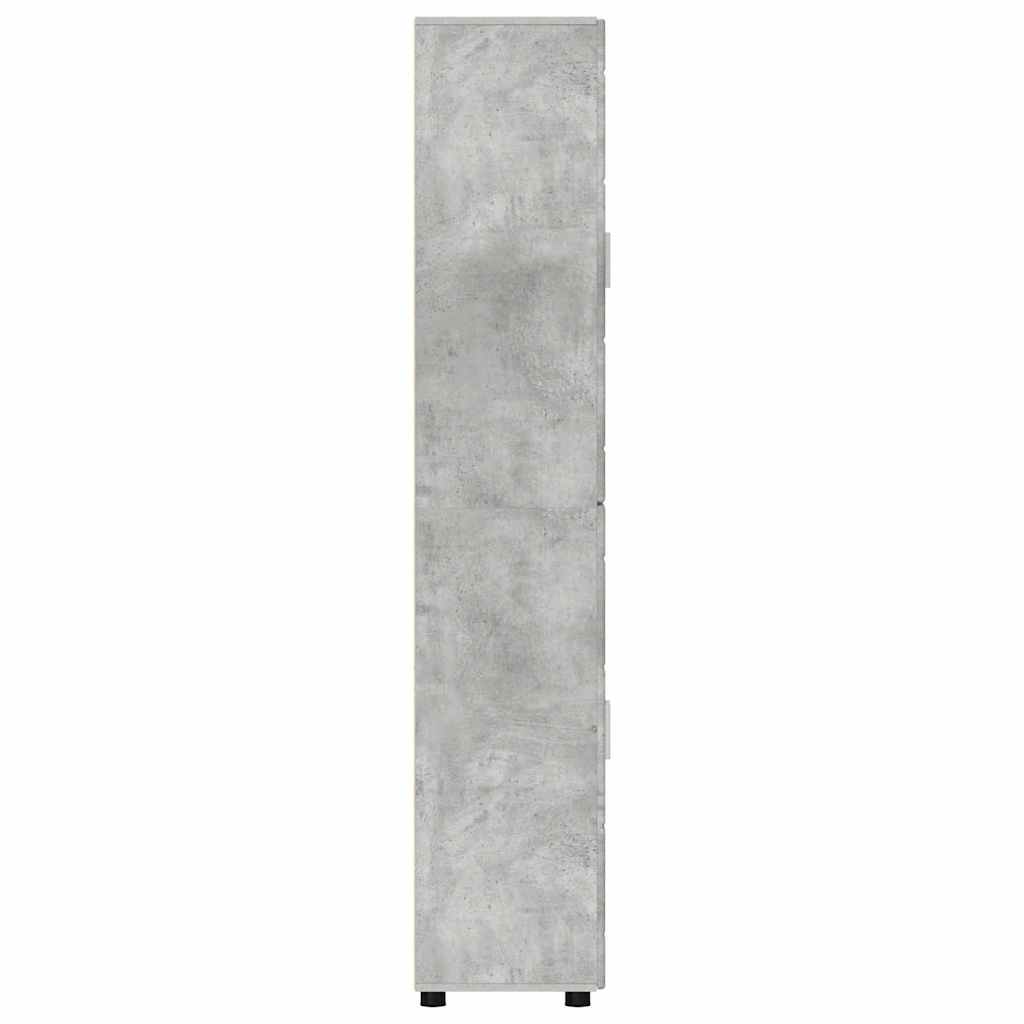 Highboard με ράφι FLORIN Σκυρόδεμα Γκρι 60 x 35 x 182 εκ.