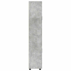 Highboard FLORIN 60 x 35 x 182 εκ. Σκυρόδεμα Γκρι