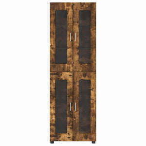 Highboard FLORIN 60 x 35 x 182 εκ. Καπνιστό Δρύς
