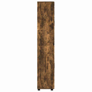Highboard FLORIN 60 x 35 x 182 εκ. Καπνιστό Δρύς