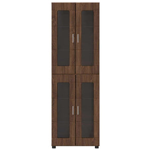 Highboard FLORIN 60 x 35 x 182 εκ. Καφέ δρυς Επεξεργασμένο Ξύλο