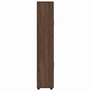 Highboard FLORIN 60 x 35 x 182 εκ. Καφέ δρυς Επεξεργασμένο Ξύλο