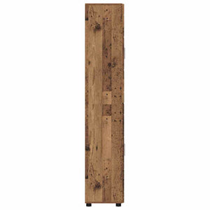 Highboard FLORIN 60 x 35 x 182 εκ. Παλιό ξύλο