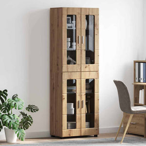 Highboard FLORIN 60 x 35 x 182 εκ. Artisan Oak
