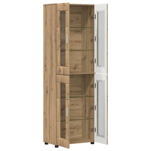 Highboard FLORIN 60 x 35 x 182 εκ. Artisan Oak