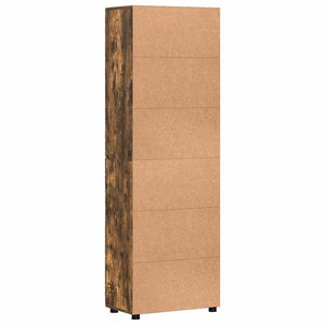 Highboard FLORIN 60 x 35 x 182 εκ. Καπνιστό Δρύς