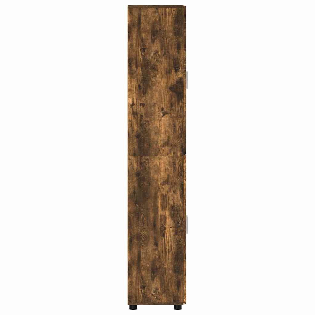 Highboard με ράφι FLORIN Καπνιστό Δρύς 60 x 35 x 182 εκ.