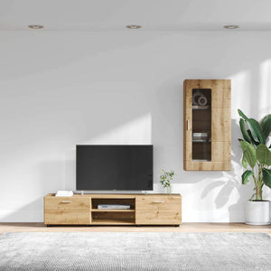 Σετ επίπλου τηλεόρασης FLORIN 3 τμχ. Artisan Oak