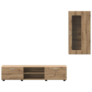 Σετ επίπλου τηλεόρασης FLORIN 3 τμχ. Artisan Oak