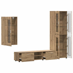 Σετ επίπλου τηλεόρασης FLORIN 3 τμχ. Artisan Oak