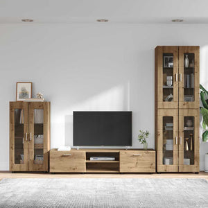 Σετ επίπλου τηλεόρασης FLORIN 3 τμχ. Artisan Oak