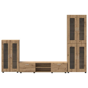 Σετ επίπλου τηλεόρασης FLORIN 3 τμχ. Artisan Oak