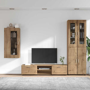 Σετ επίπλου τηλεόρασης FLORIN 3 τμχ. Artisan Oak