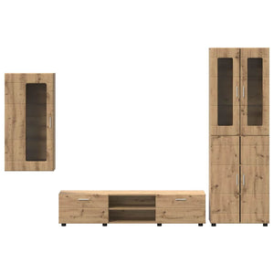 Σετ επίπλου τηλεόρασης FLORIN 3 τμχ. Artisan Oak