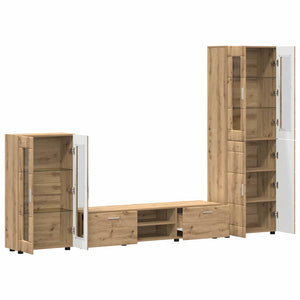 Σετ επίπλου τηλεόρασης FLORIN 3 τμχ. Artisan Oak