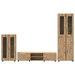 Σετ επίπλου τηλεόρασης FLORIN 3 τμχ. Artisan Oak